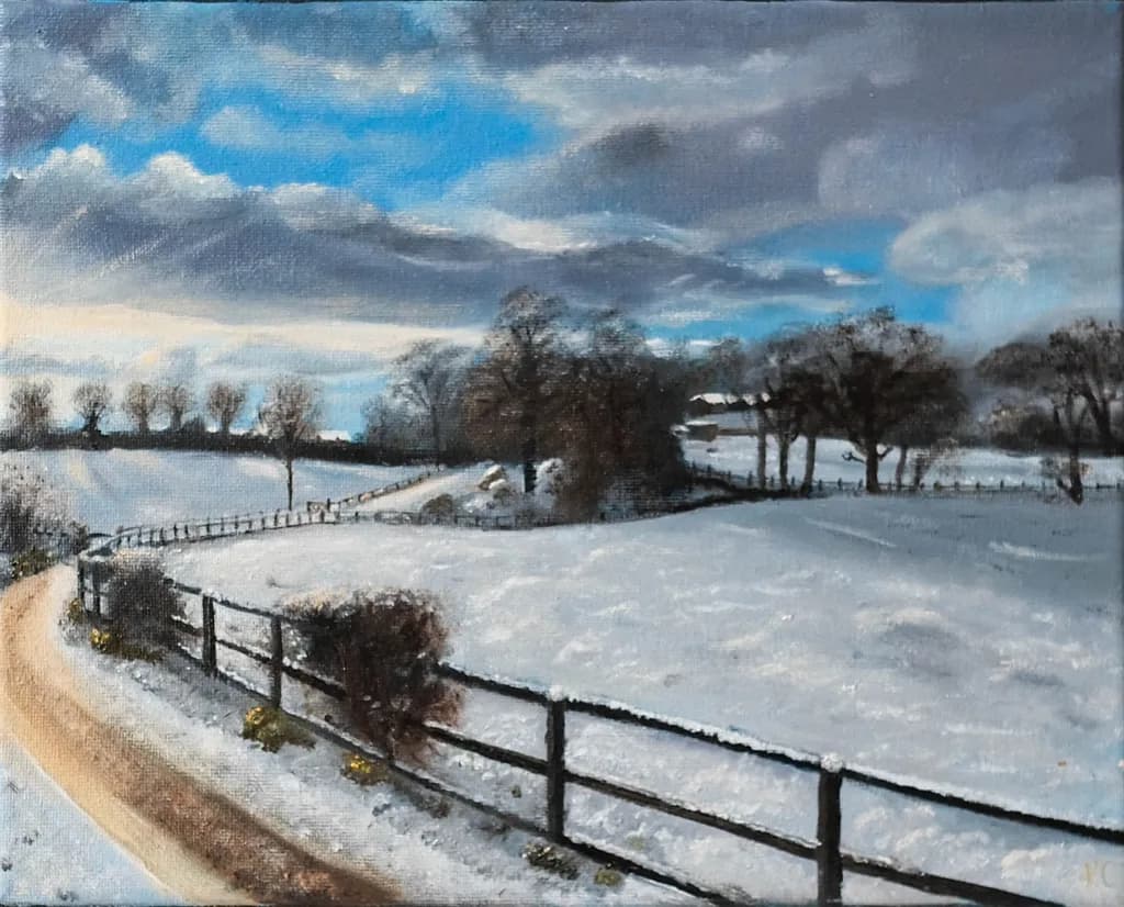 Wintery Farmer's Track