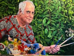 Artist with Palette