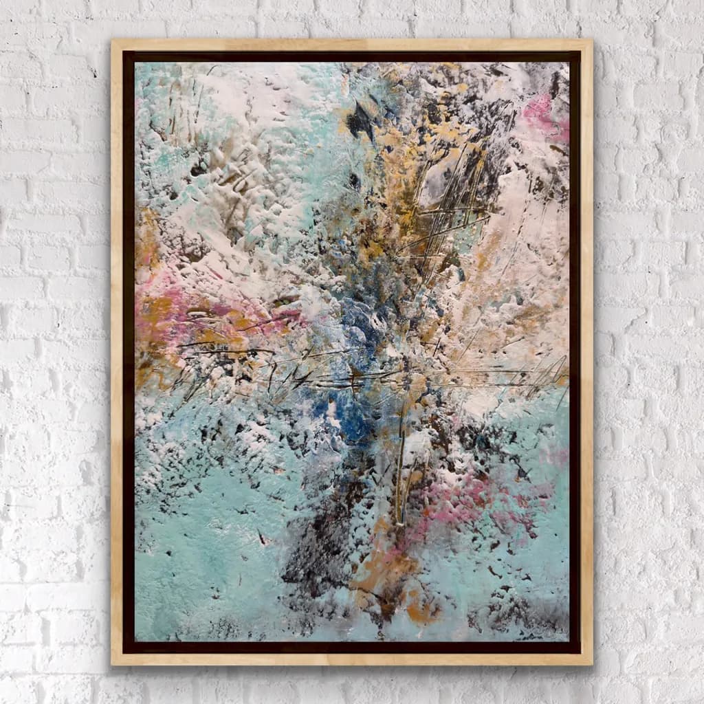 Whispers of Color: An Abstract Journey Through Texture and Emotion