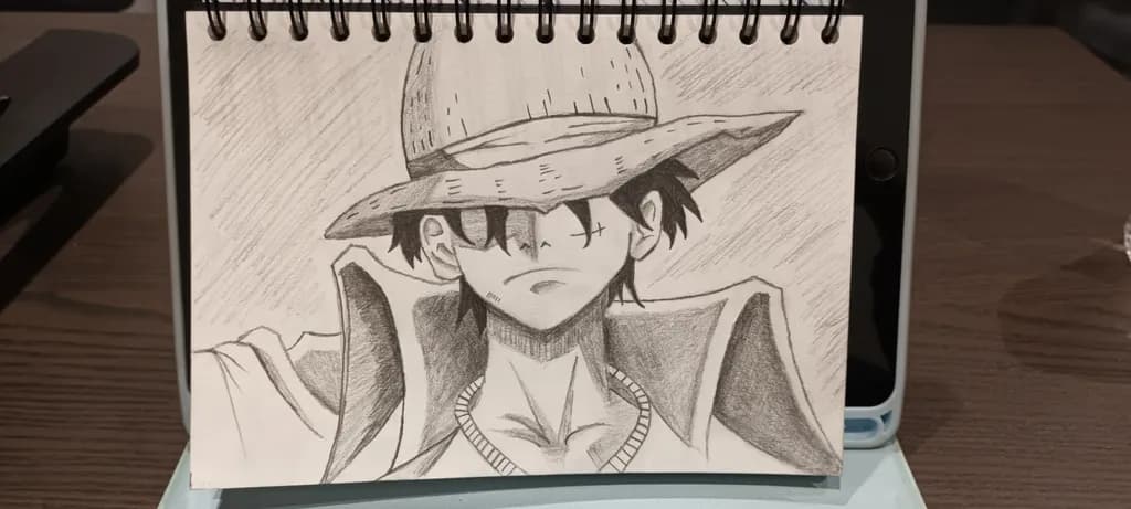 Mysterious Voyager: A Charcoal Portrait of Adventure and Resolve
