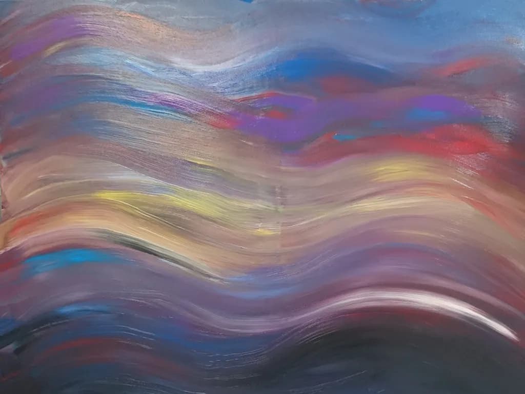 Whispers of Color: A Fluid Dance of Light and Emotion