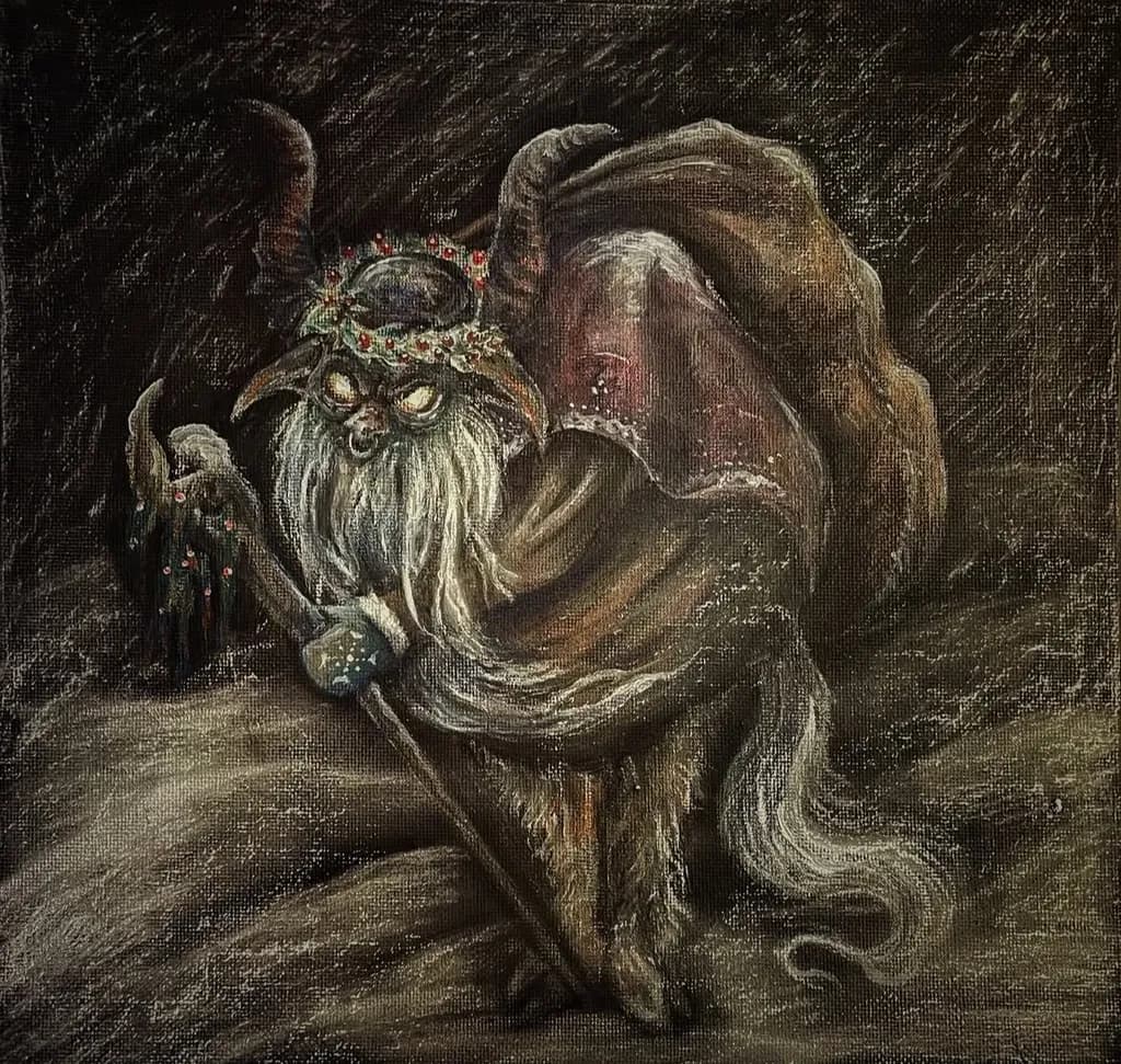 Whispers of the Enchanted Beast: A Dark Fantasy Portrait