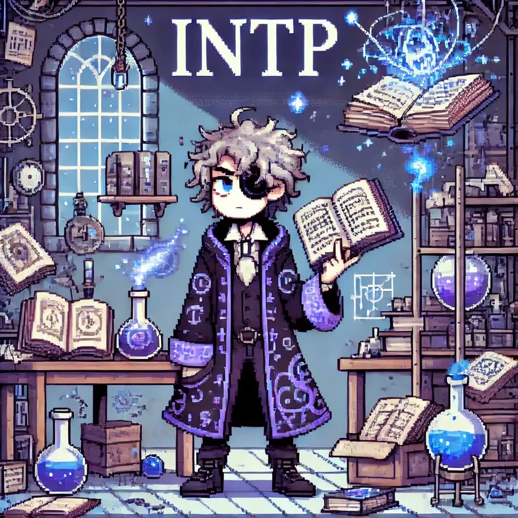 Mystical Alchemist: The INTJ Wizard's Library of Secrets