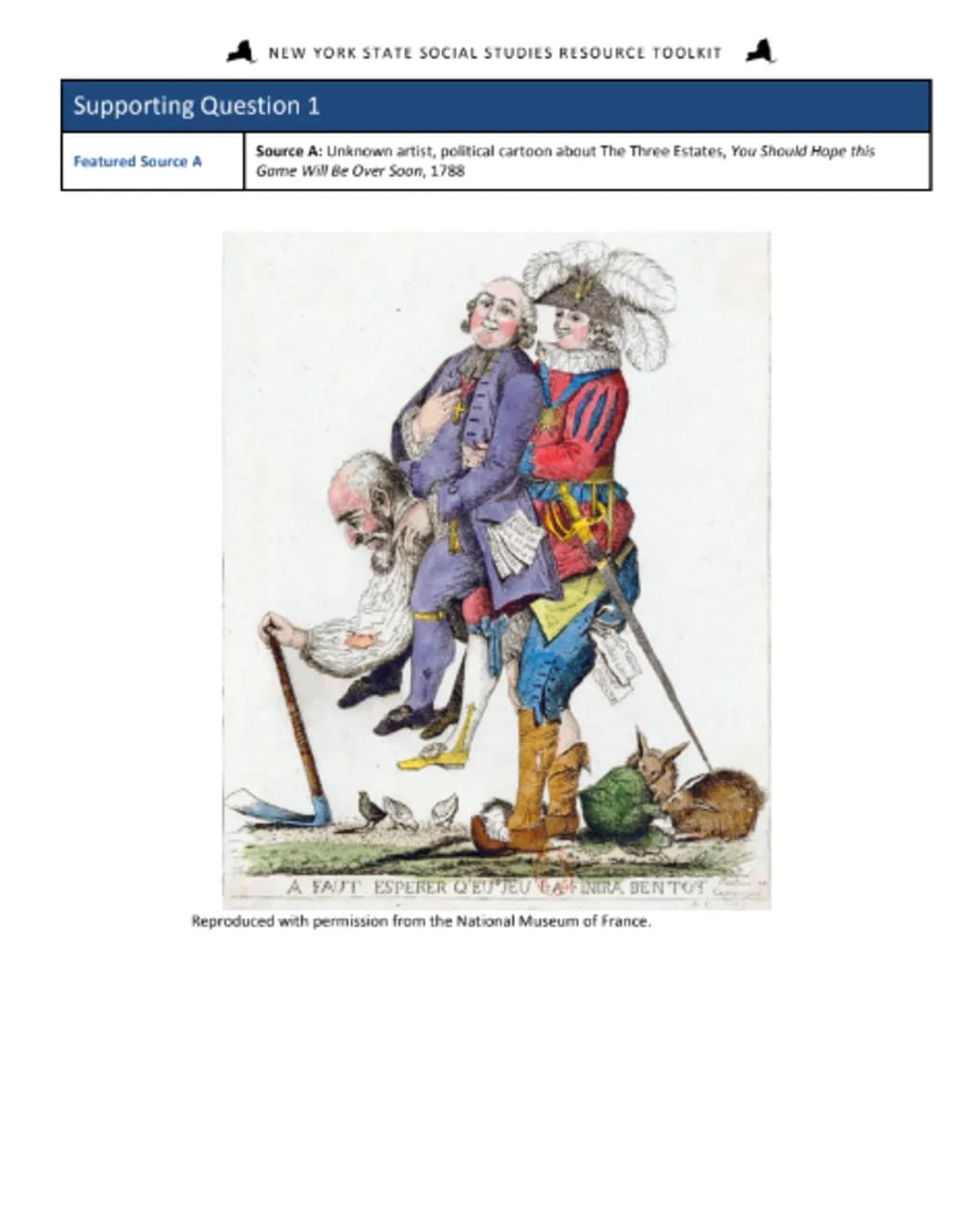 Three Estates Burden