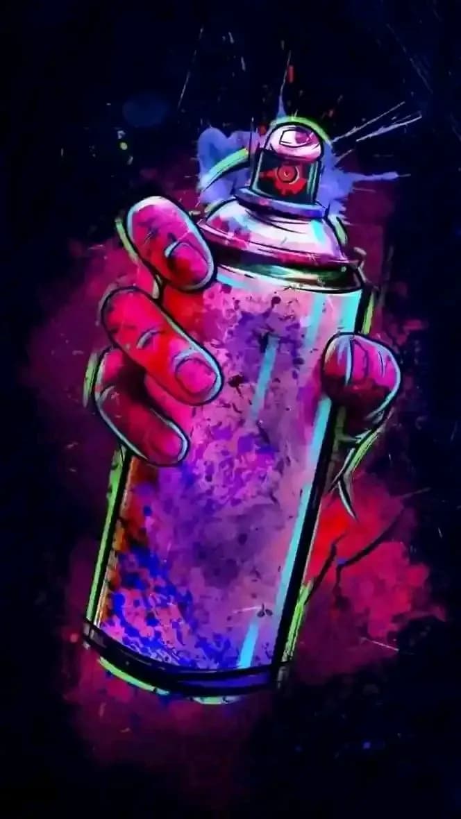 Vibrant Expression: The Art of Spray Can Mastery