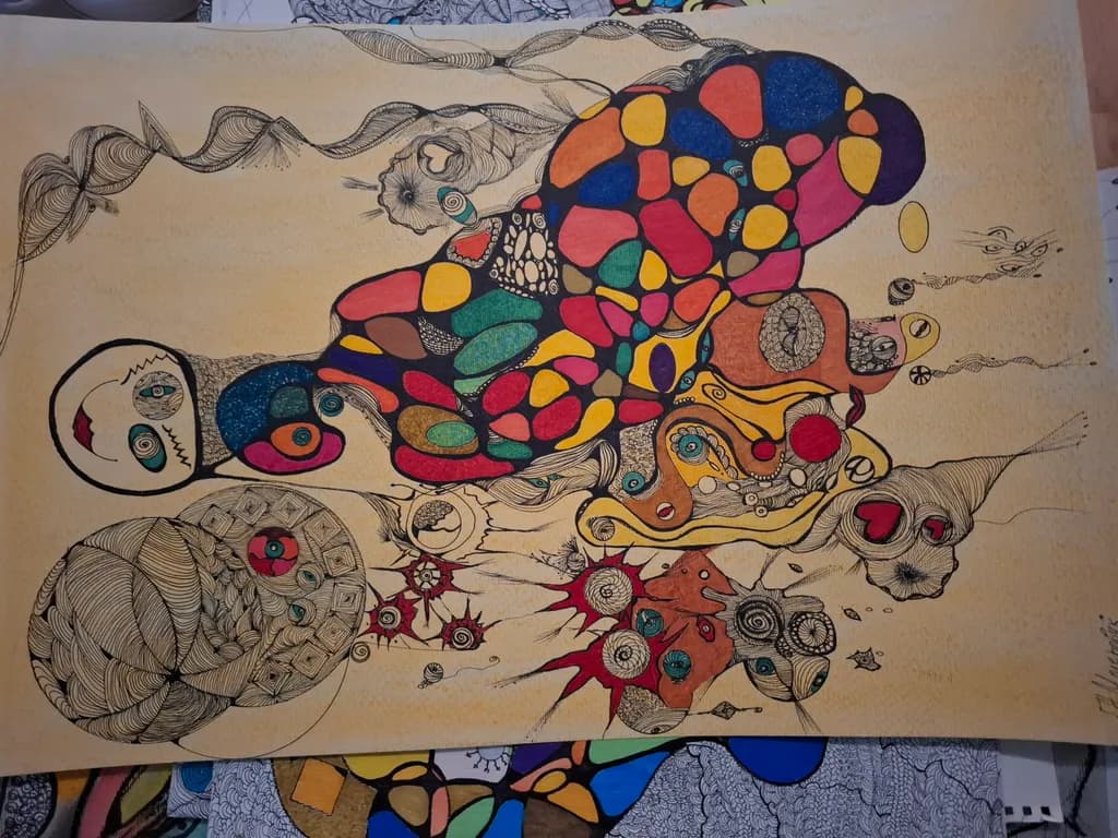 Whimsical Dreams: A Colorful Journey Through Imagination and Nature