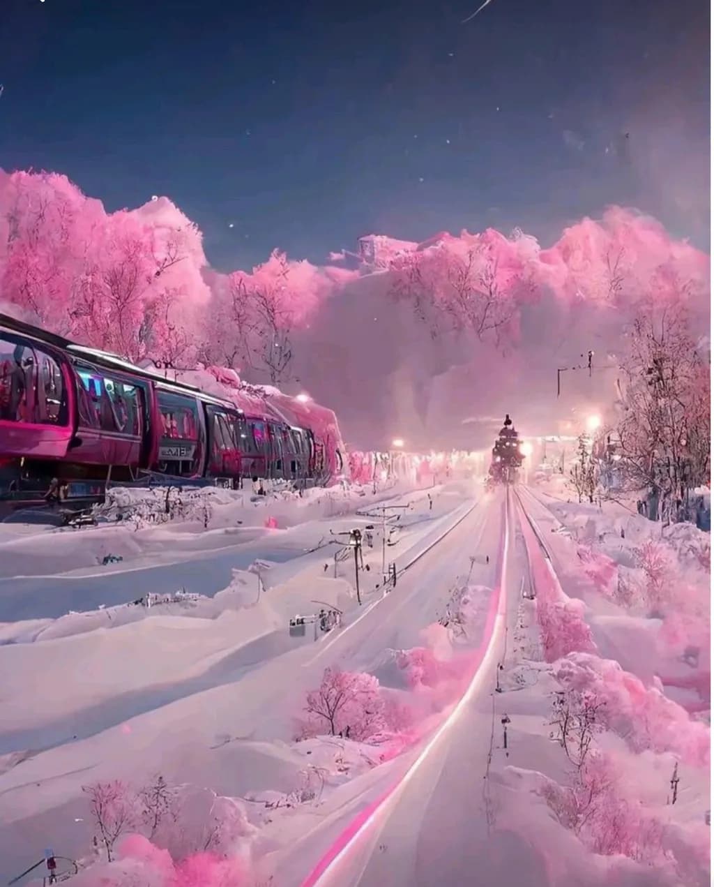 Whispers of Winter: A Dreamy Journey Through a Snow-Kissed Landscape