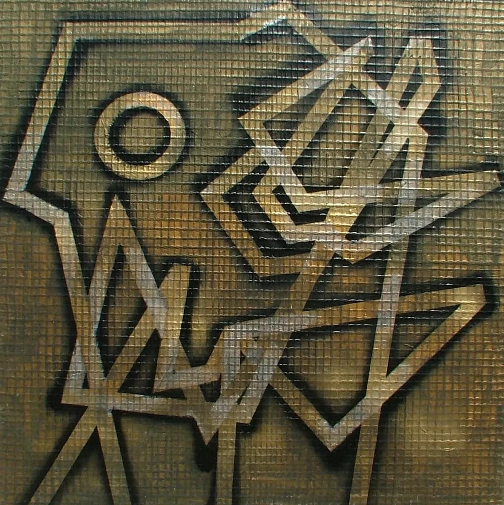 Geometric Harmony: An Abstract Exploration of Monochrome Lines and Texture