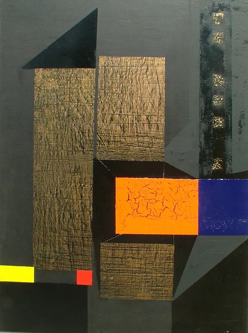 Geometric Harmony: A Dance of Color and Texture in Abstract Form