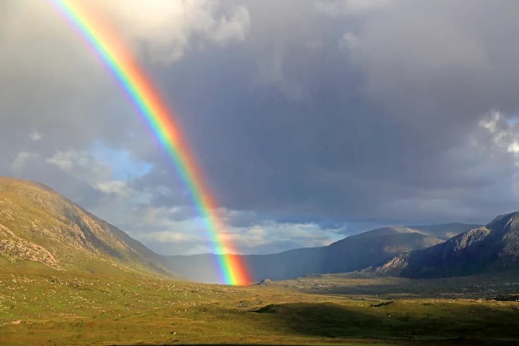 Mountain Rainbow Burst