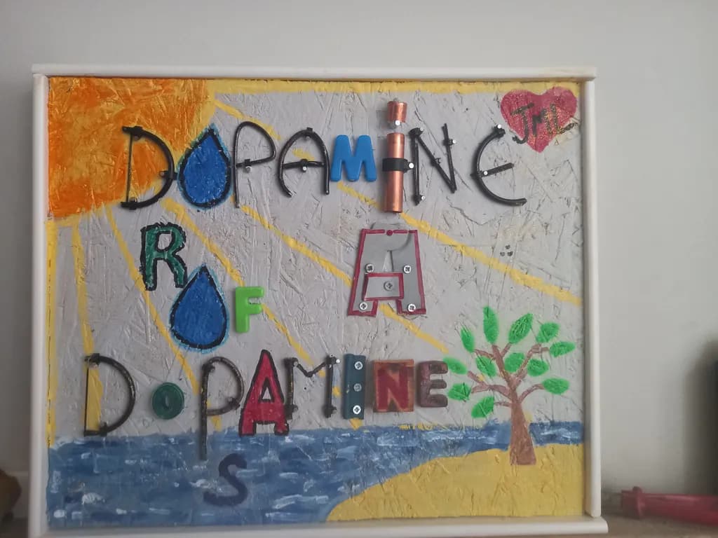Dopamine Dreams: A Colorful Expression of Nature's Joy