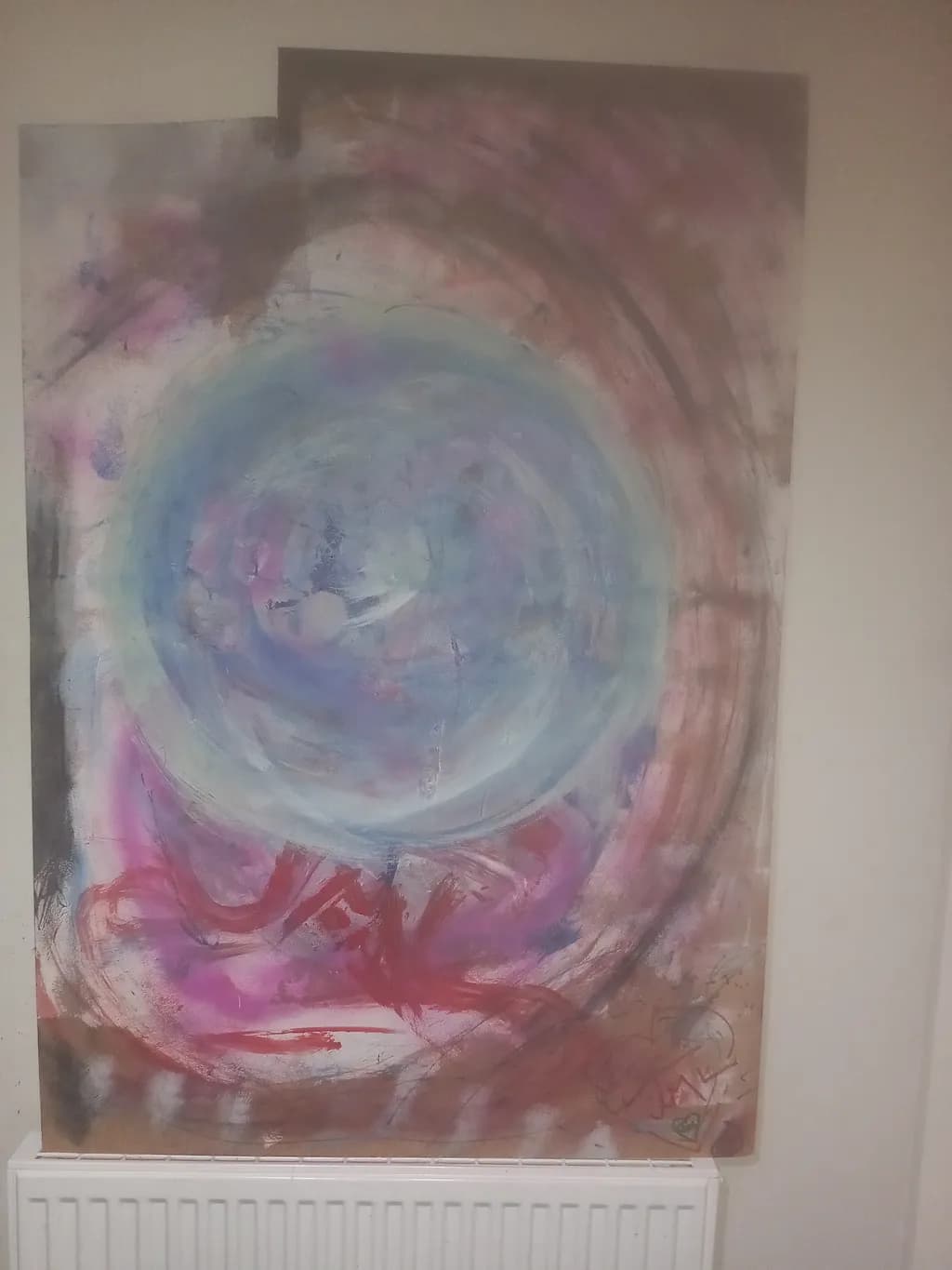 Whirling Colors: An Abstract Journey Through Swirling Textures and Emotions
