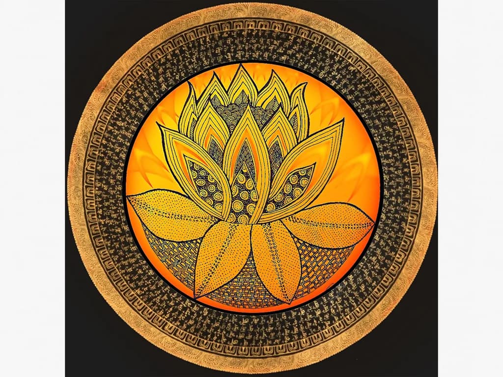 Golden Lotus: A Radiant Journey Through Artistry and Spirituality