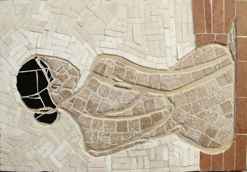 Whispers of Form: A Mosaic Journey Through the Human Silhouette