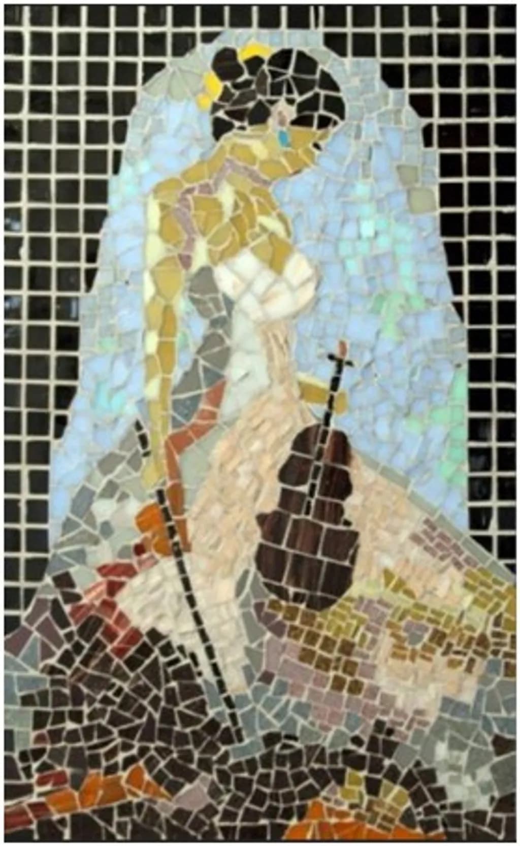 Violin Bride Mosaic