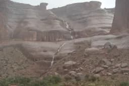 Arches Thunderstorm Waterfalls