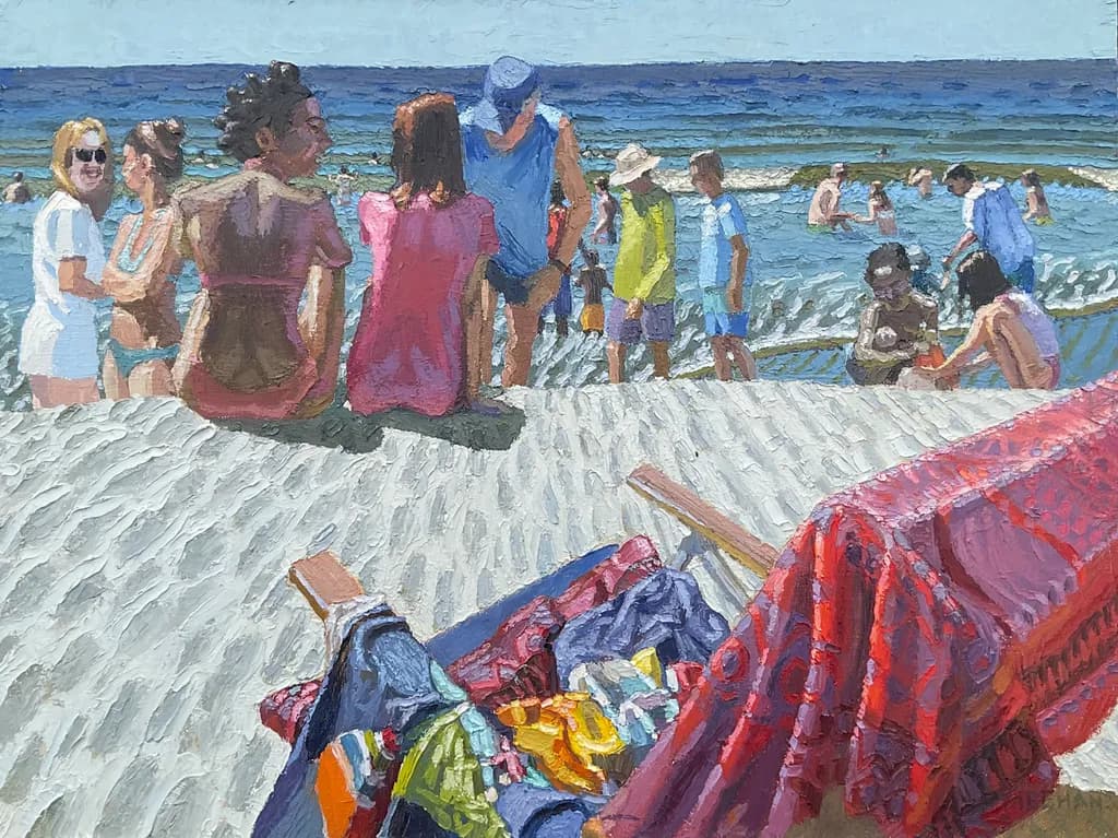 Talking On The Beach
