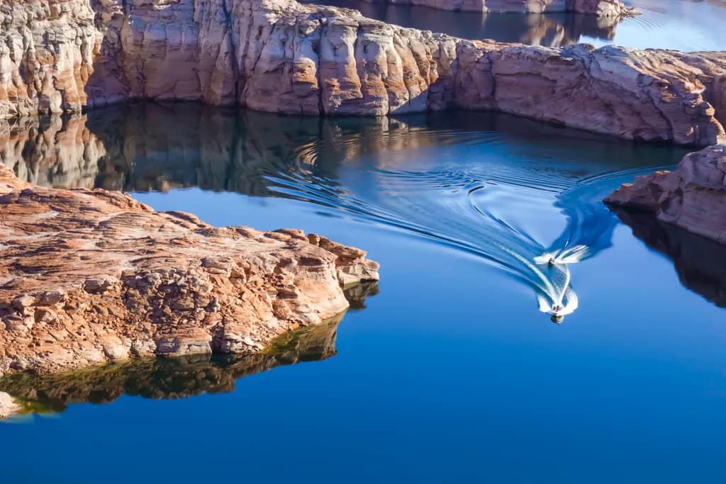 Serenity on the Water: Reflections of Nature's Beauty in a Tranquil Landscape