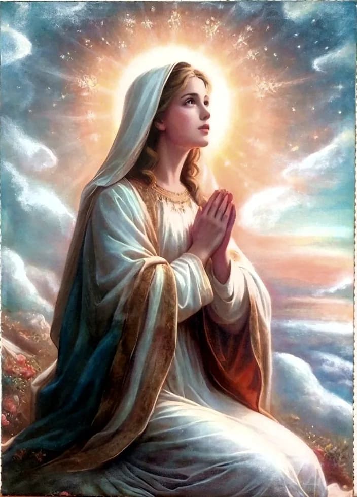 Serenity in Prayer: A Divine Portrait of Faith and Hope