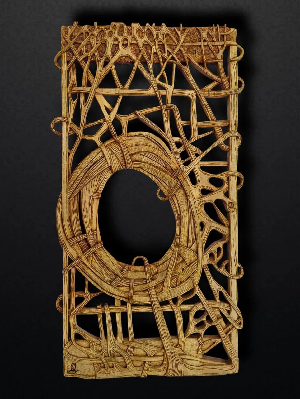 Intricate Whispers: A Dance of Wood and Form