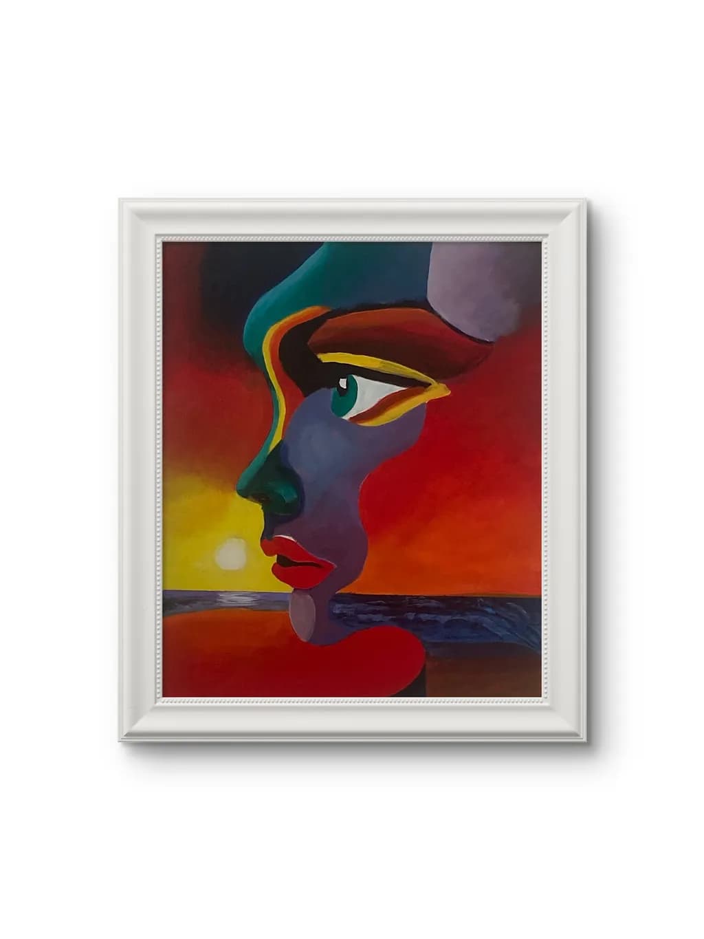Whispers of the Sunset: A Colorful Reflection on Identity and Nature