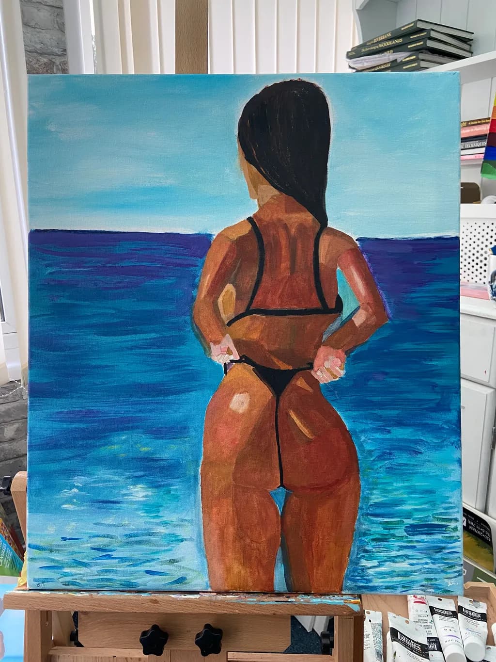 Ocean Embrace: A Celebration of Strength and Serenity in Sunlit Waters