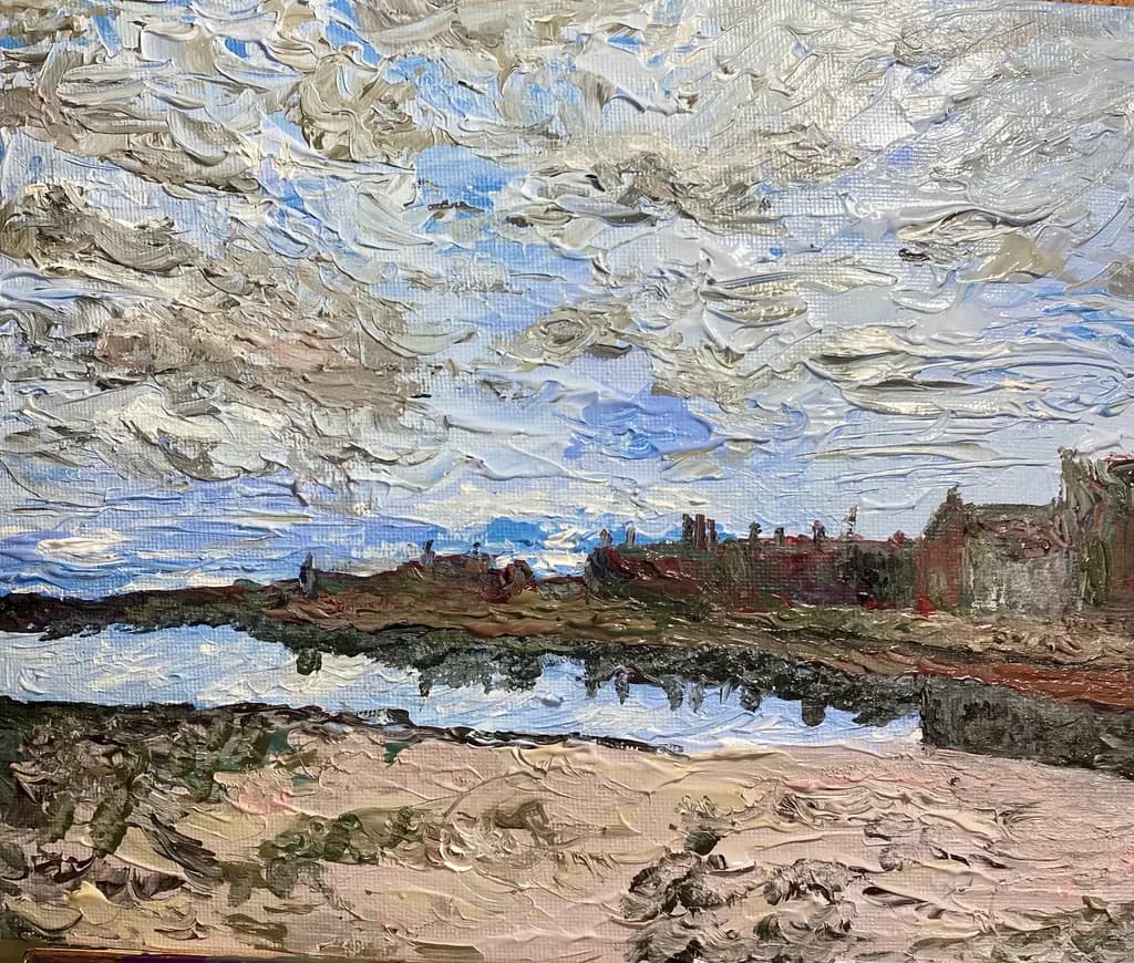 Whispers of the Sky: A Serene Landscape Reflection