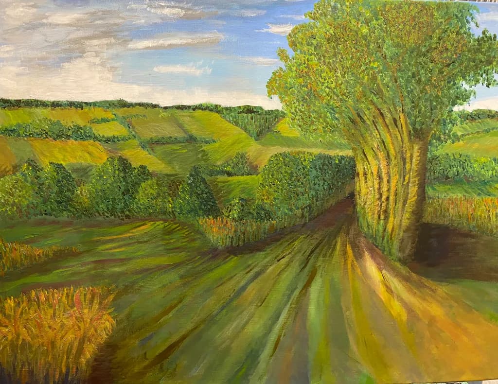 Whispers of the Green Hills: A Serene Landscape Journey