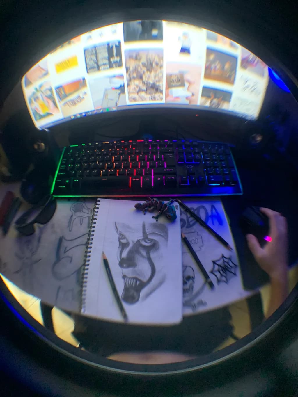 Creative Chaos: A Glimpse into the Artistic Mindset of Digital Creation