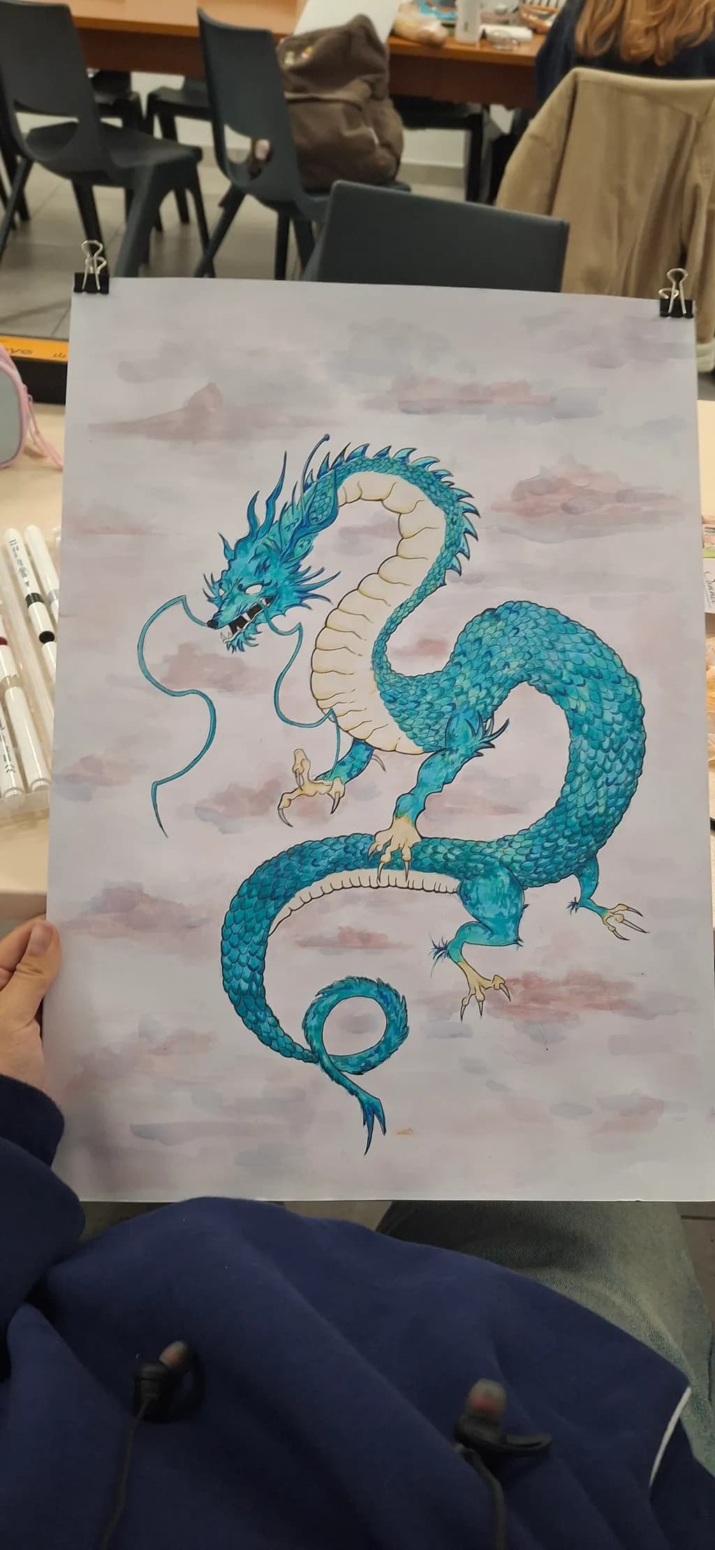 Majestic Azure Dragon: A Serpent of Dreams and Legends