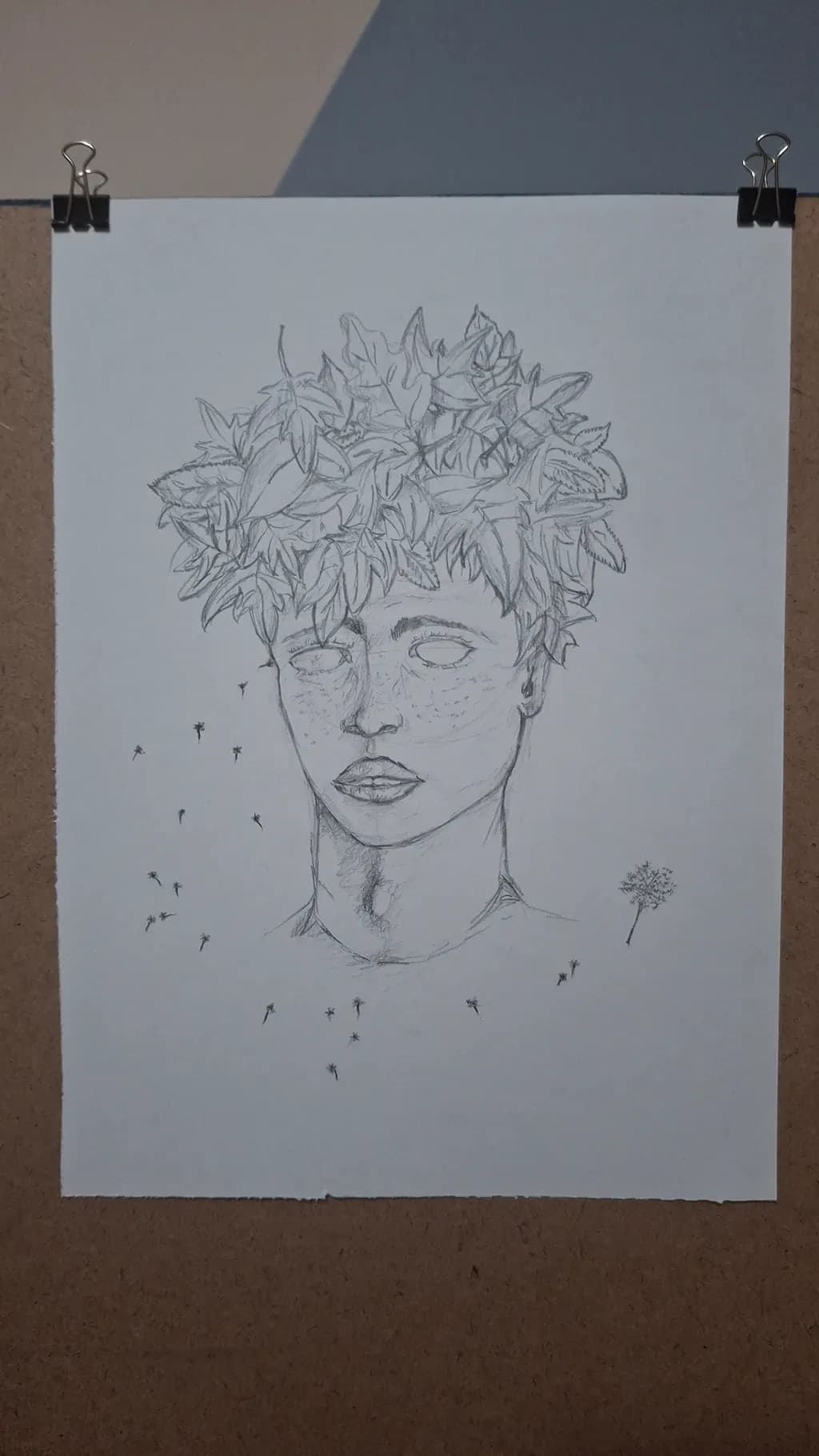 Whispers of Nature: A Surreal Portrait of Expression and Creativity