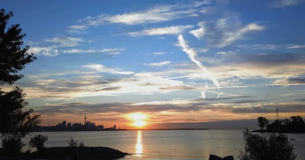 Sunset Over Toronto