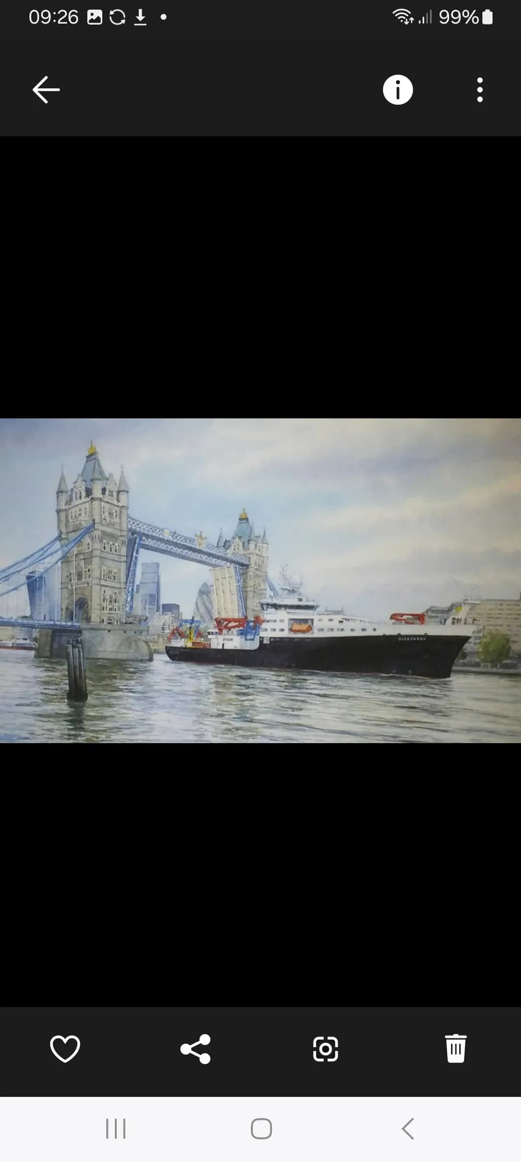 London's Iconic Bridge: A Serene Watercolor Journey Through Time