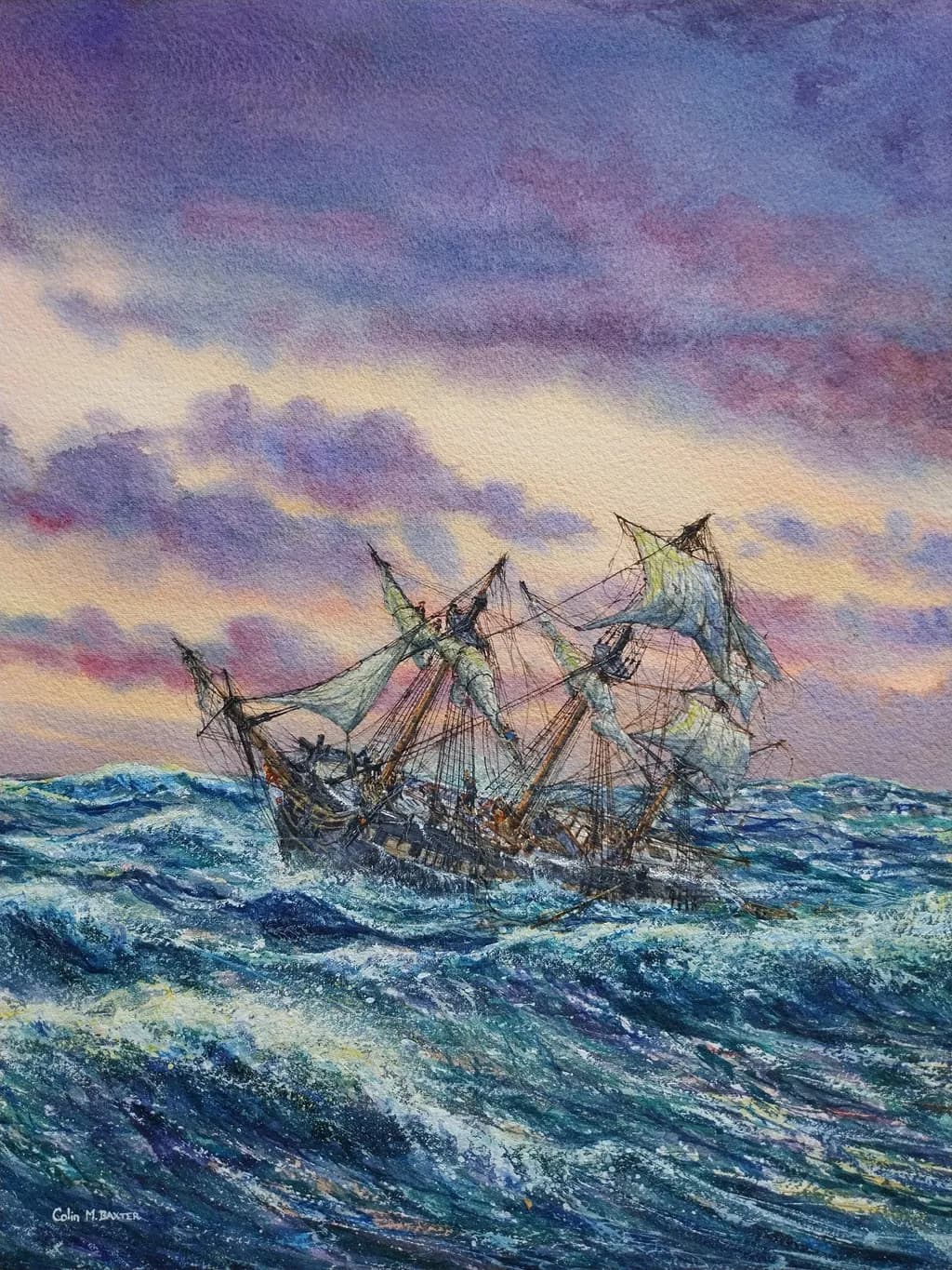 Whispers of the Tempest: A Maritime Journey Through Stormy Seas