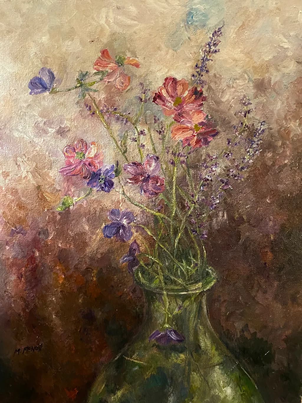 Whispers of Spring: A Vibrant Floral Symphony in Glass