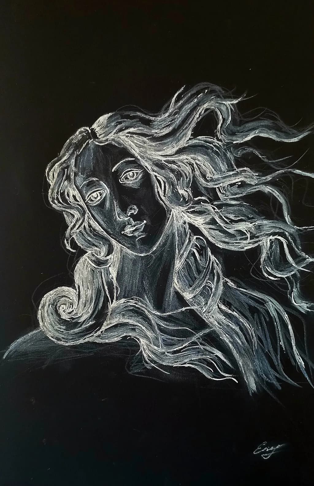 Ethereal Whispers: A Portrait of Grace and Flow