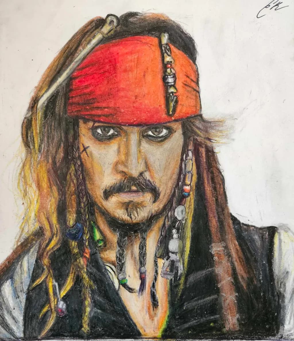 Mystical Pirate Portrait: A Captivating Tribute to the High Seas Adventure