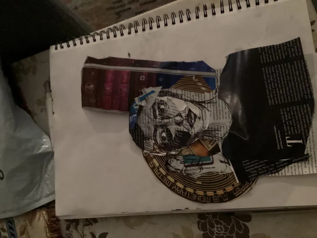 Fragmented Visions: A Mixed Media Exploration of Identity and Culture