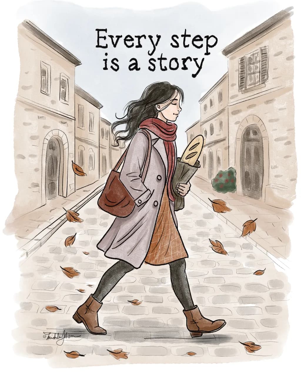 Every Step Tells a Tale: A Journey Through Autumn Streets