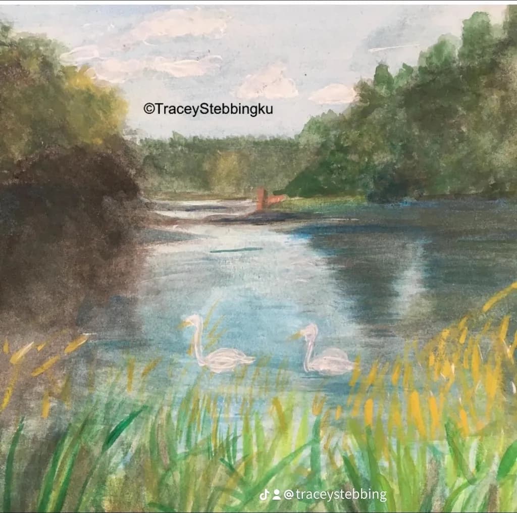 River Swans