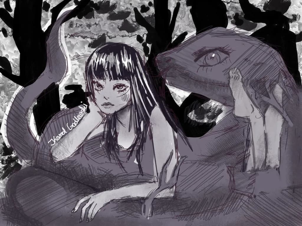 Whispers of the Serpent: A Dance Between Shadows and Light