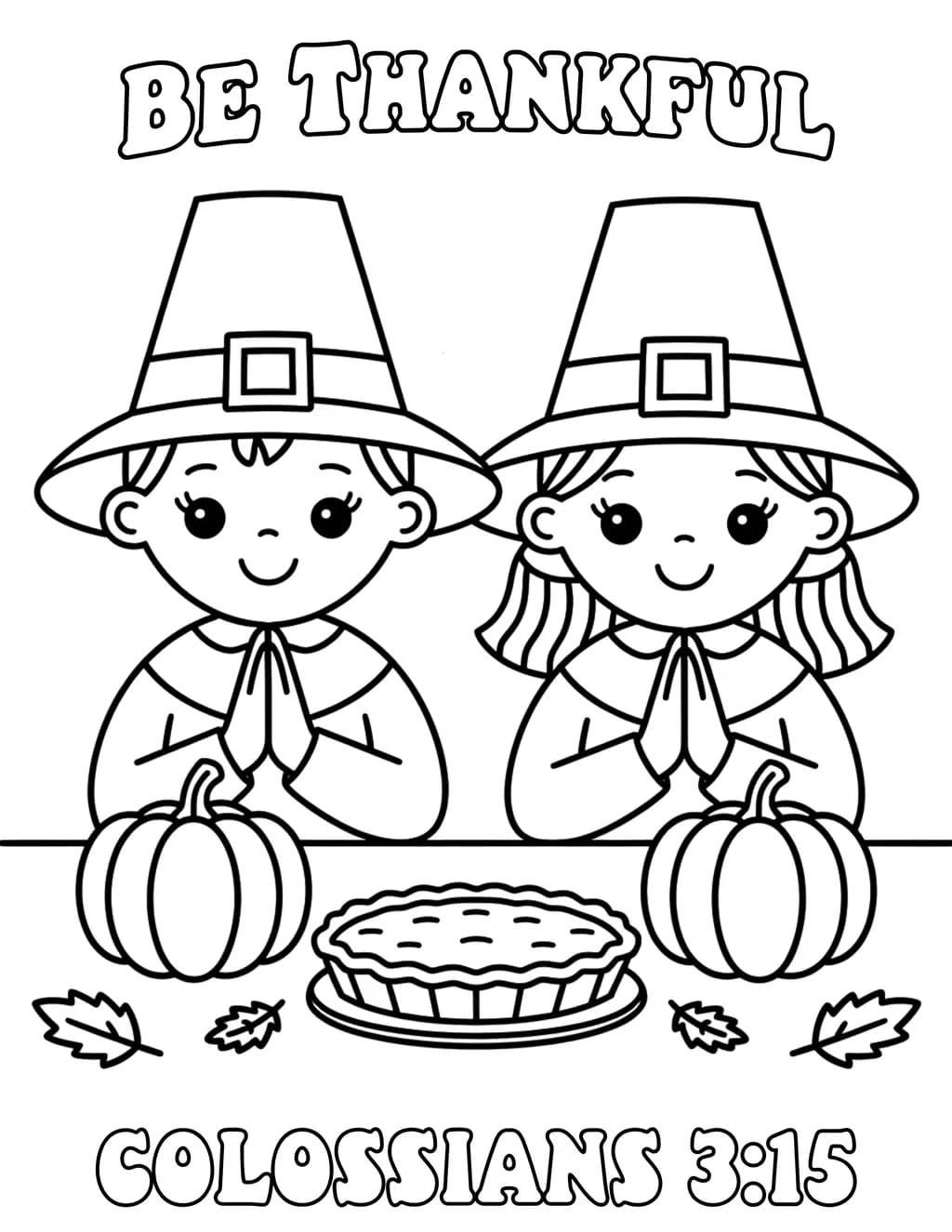Thankful Hearts: A Whimsical Thanksgiving Coloring Adventure