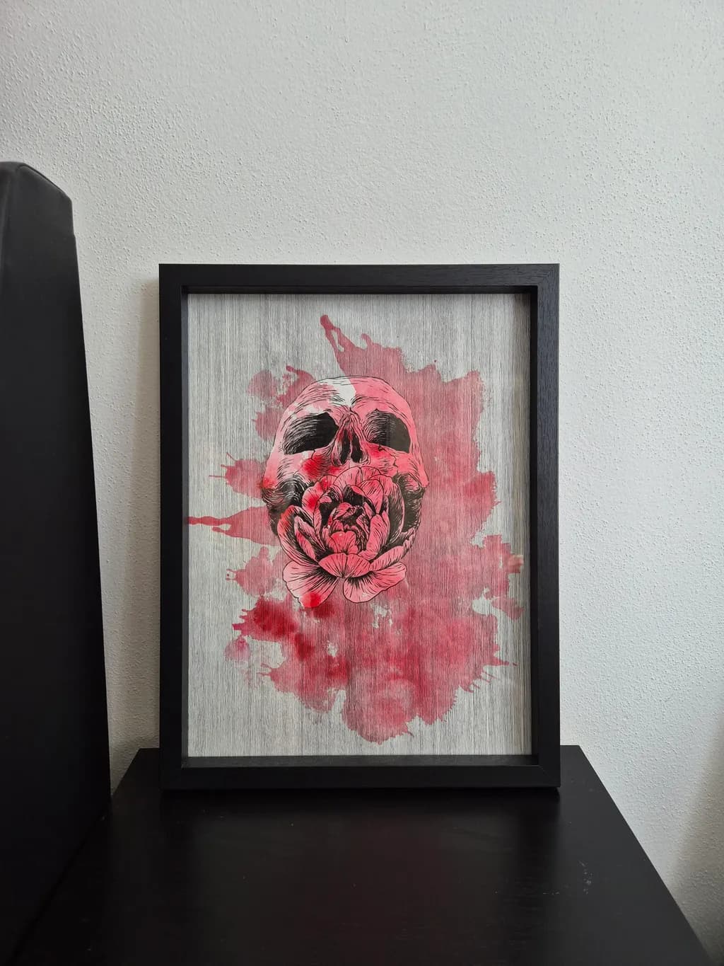 Skull and Flower