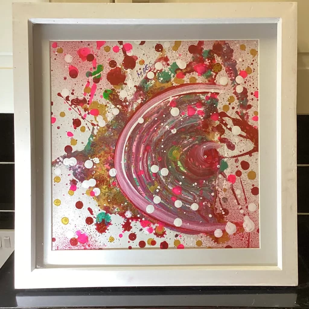 Crimson Spiral Burst