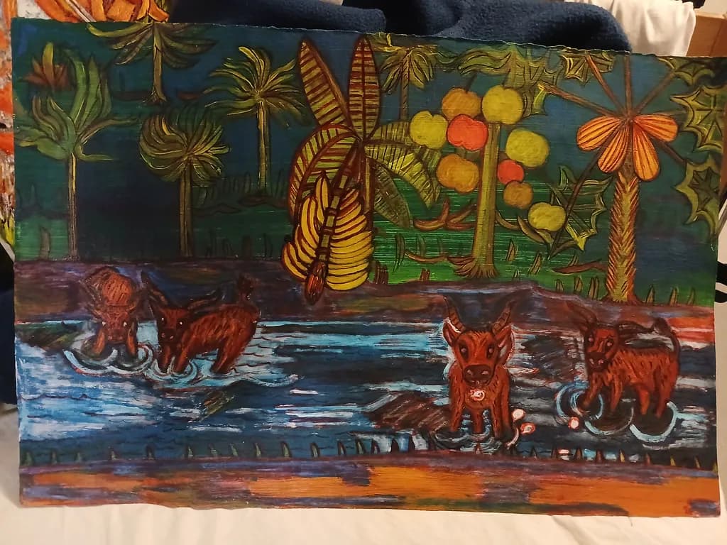 Jungle Pups at Dusk
