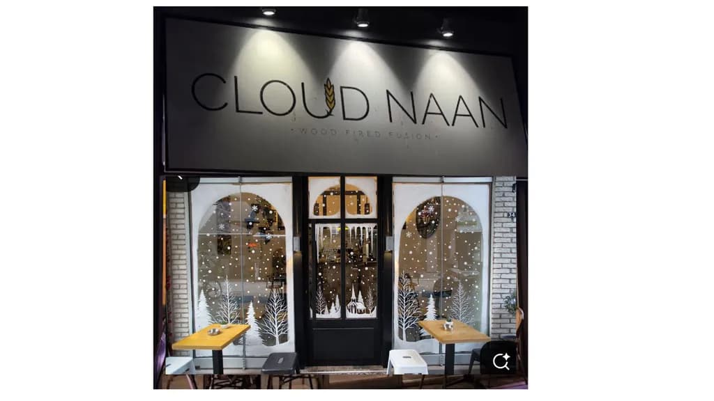 Cloud Naan Signage