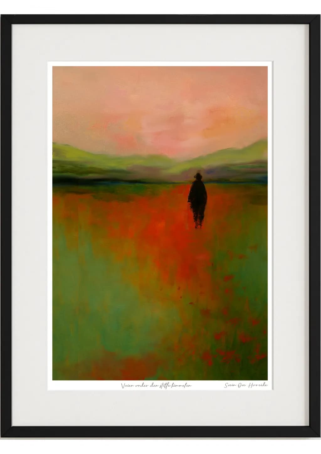 Whispers of Solitude: A Journey Through Abstract Landscapes