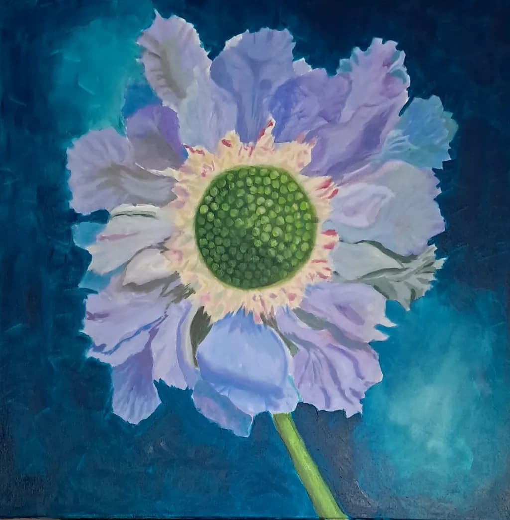 Purple Flower Closeup