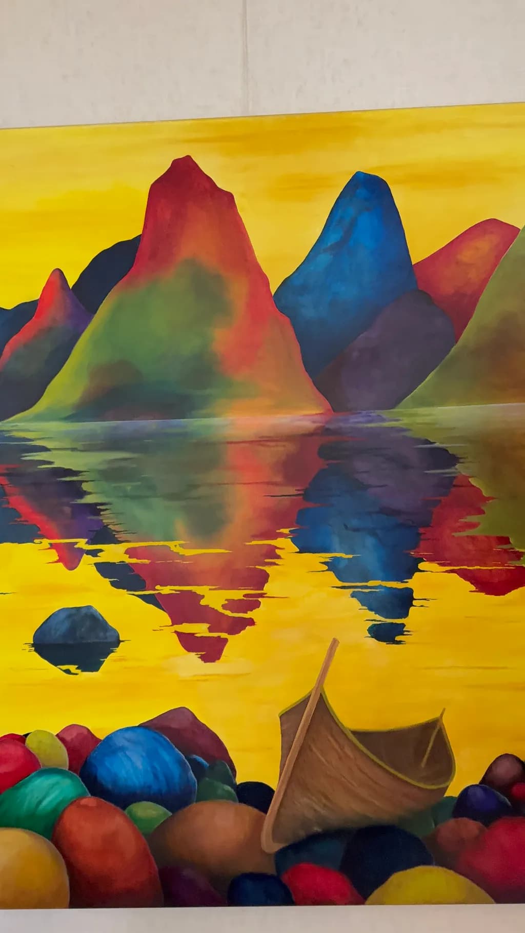 Colorful Mountain Reflection