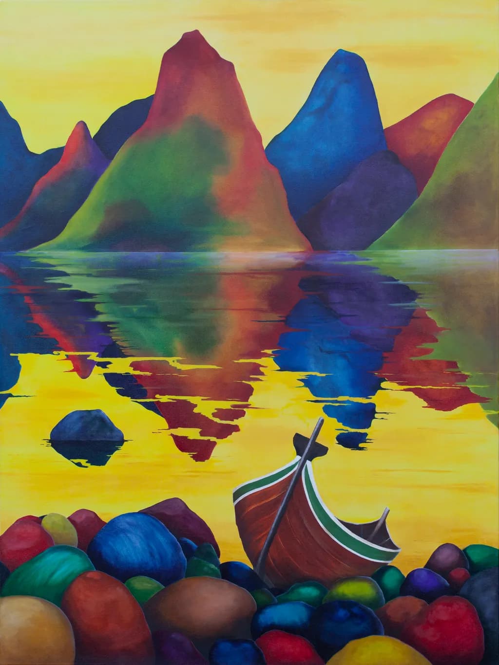 Boat by the Fjord